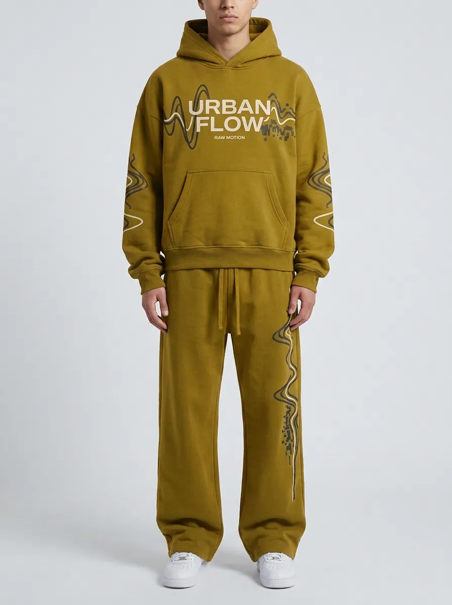 Men’s Classic Jogger Two-Piece Sport Tracksuit