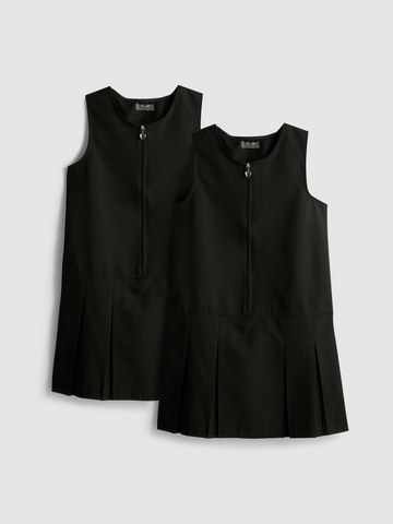 7-15yrs | 2pk Pleated Pinafore School Dresses detail 2