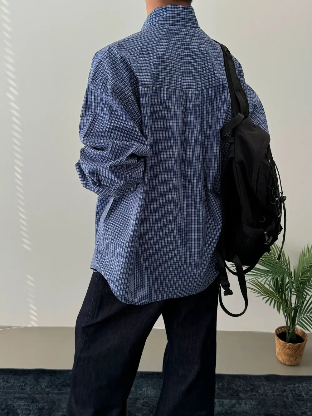 Mini Plaid Pattern Shirt