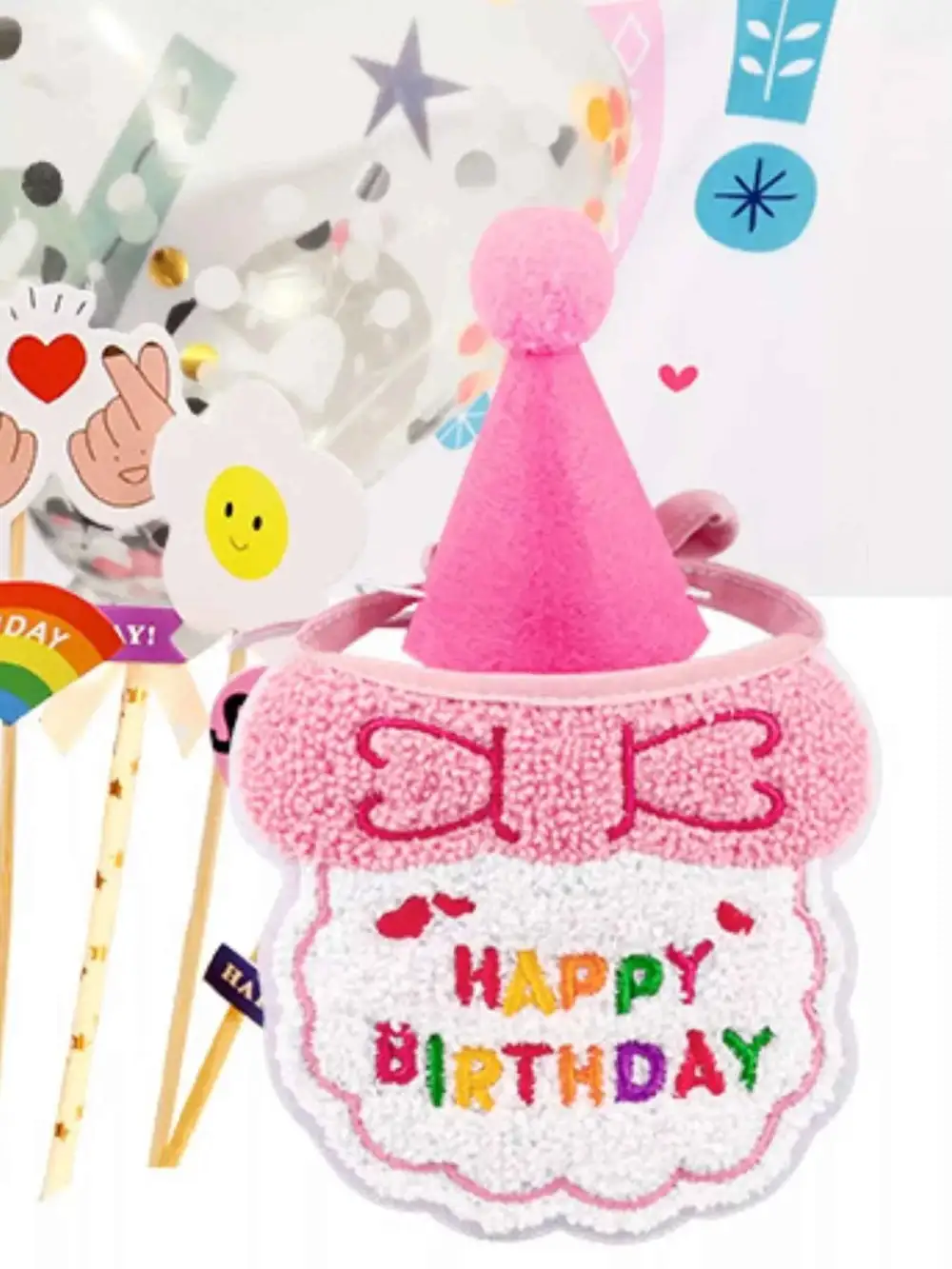 Piece Birthday Hat Scarf