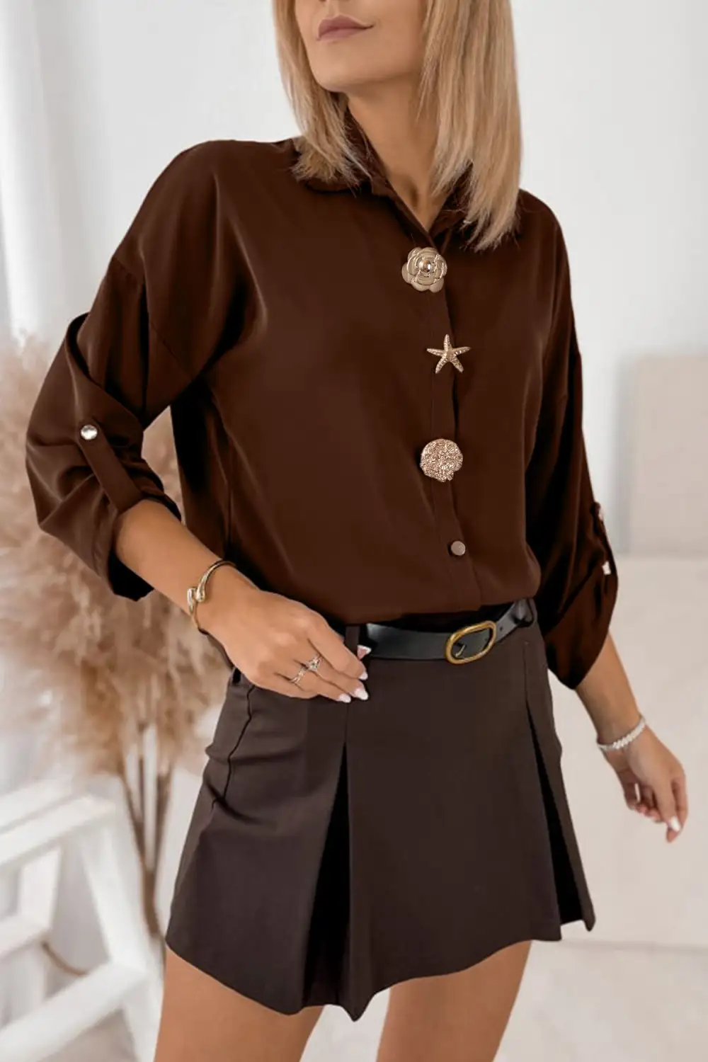 Women's Long Sleeve Casual Style Blouse