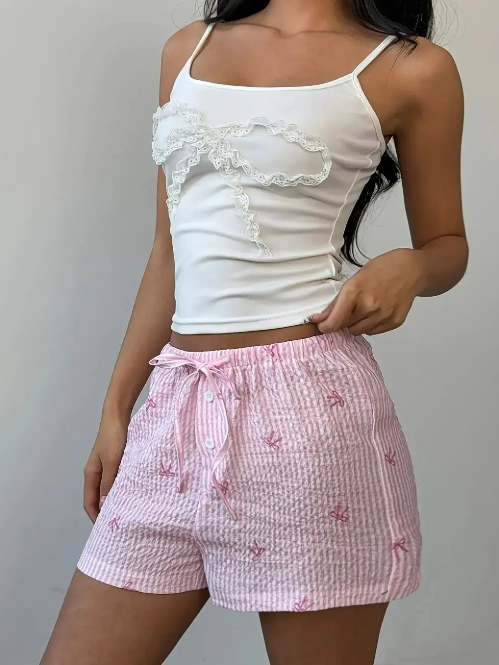 Utility Drawstring Waist Shorts