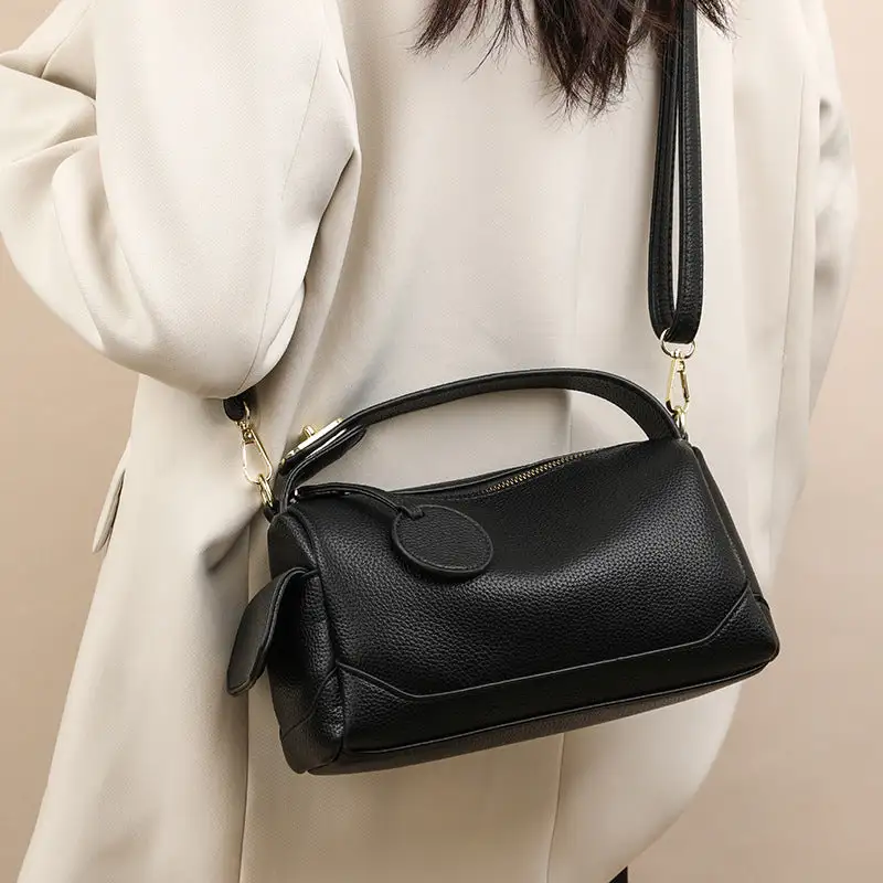 Soft Roomy Leather Crossbody Bag