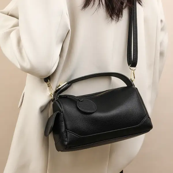 Soft Roomy Leather Crossbody Bag