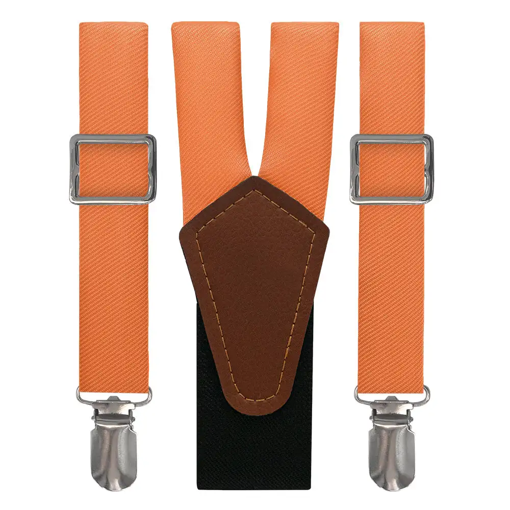 Bold Subtle Solid Tone Suspenders