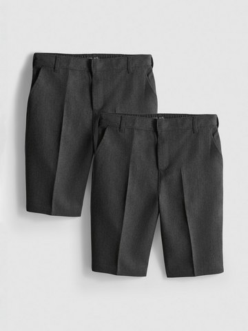 3-7yrs | 2pk Easy Iron School Shorts detail 2