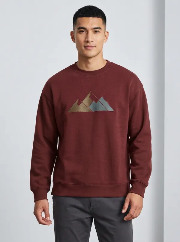 Men's Olive Green Outdoor Mountain Fleece Sweatshirt