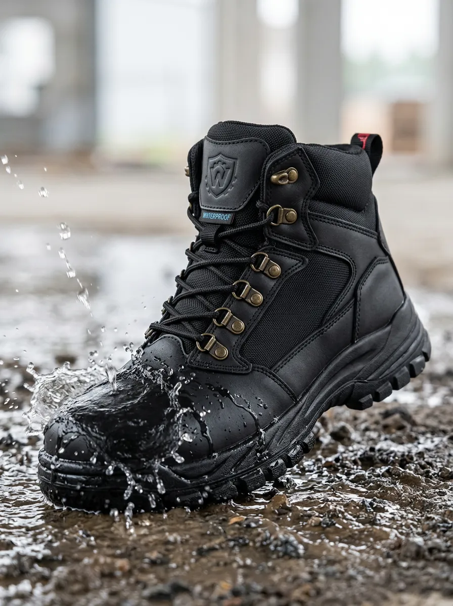 Men's Outdoor Tactical Waterproof Printed Work Boots