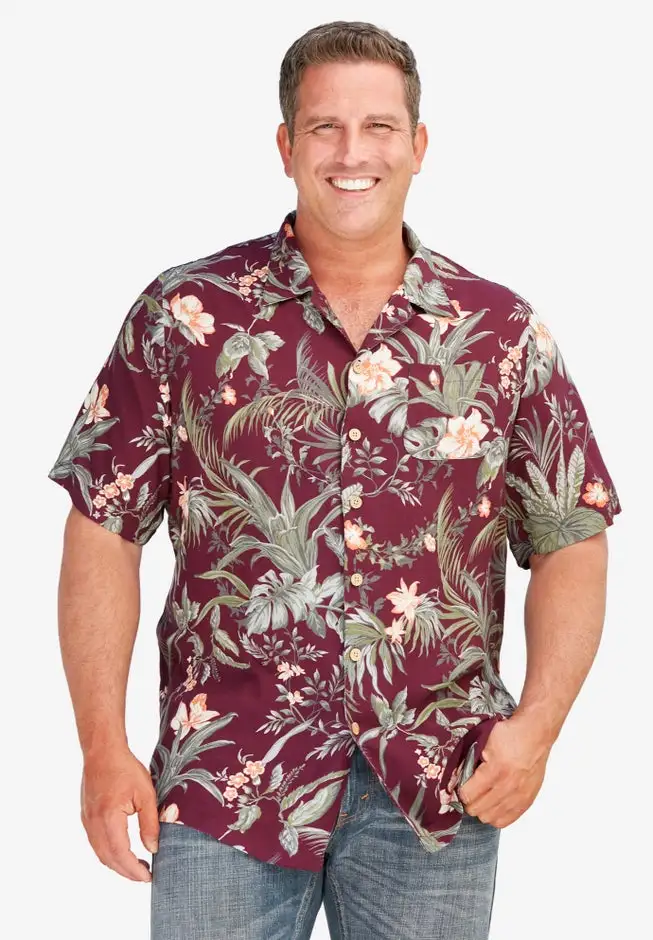 Printed Camp Shirt