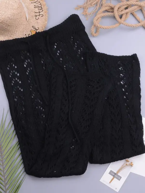 Open Knit Hand Hook Loose Swimsuit