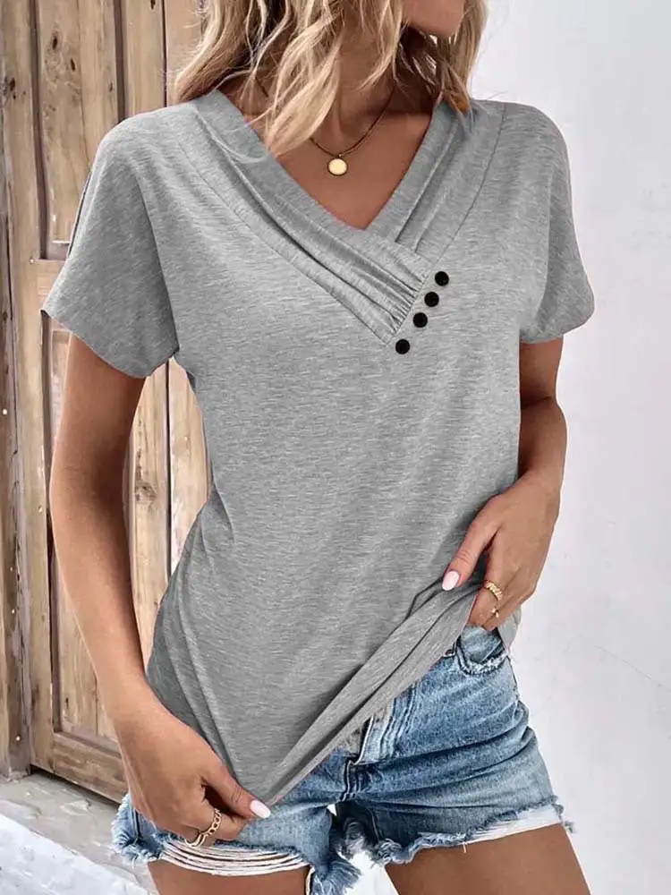 Smooth V-Neck Shirt