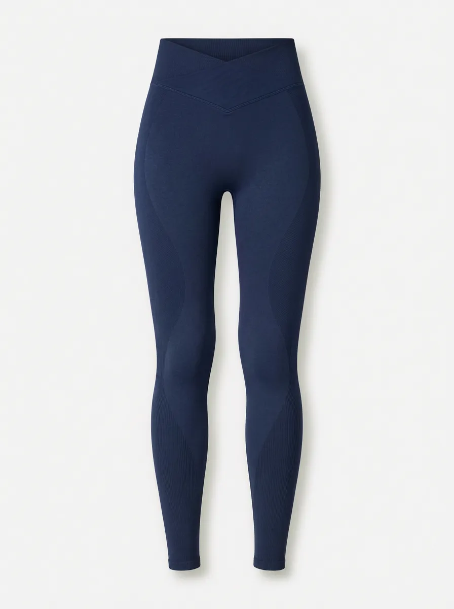 Women's Fitness Yoga V-Waist Seamless Printed Leggings