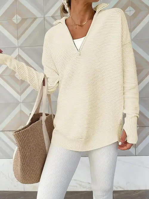 Half Zip Everyday Long Sleeve Top
