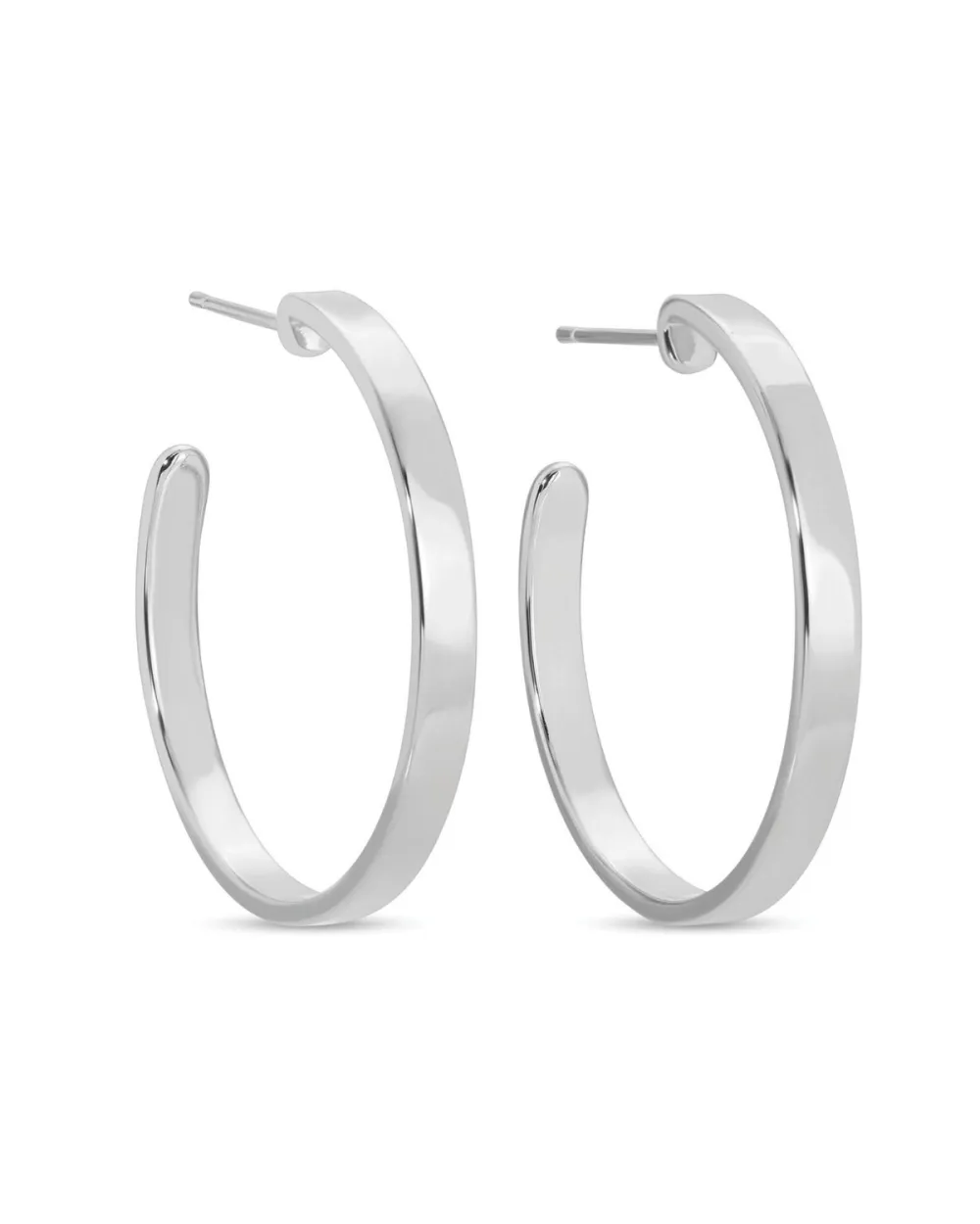 Twisted Statement Refined Hoop Earrings