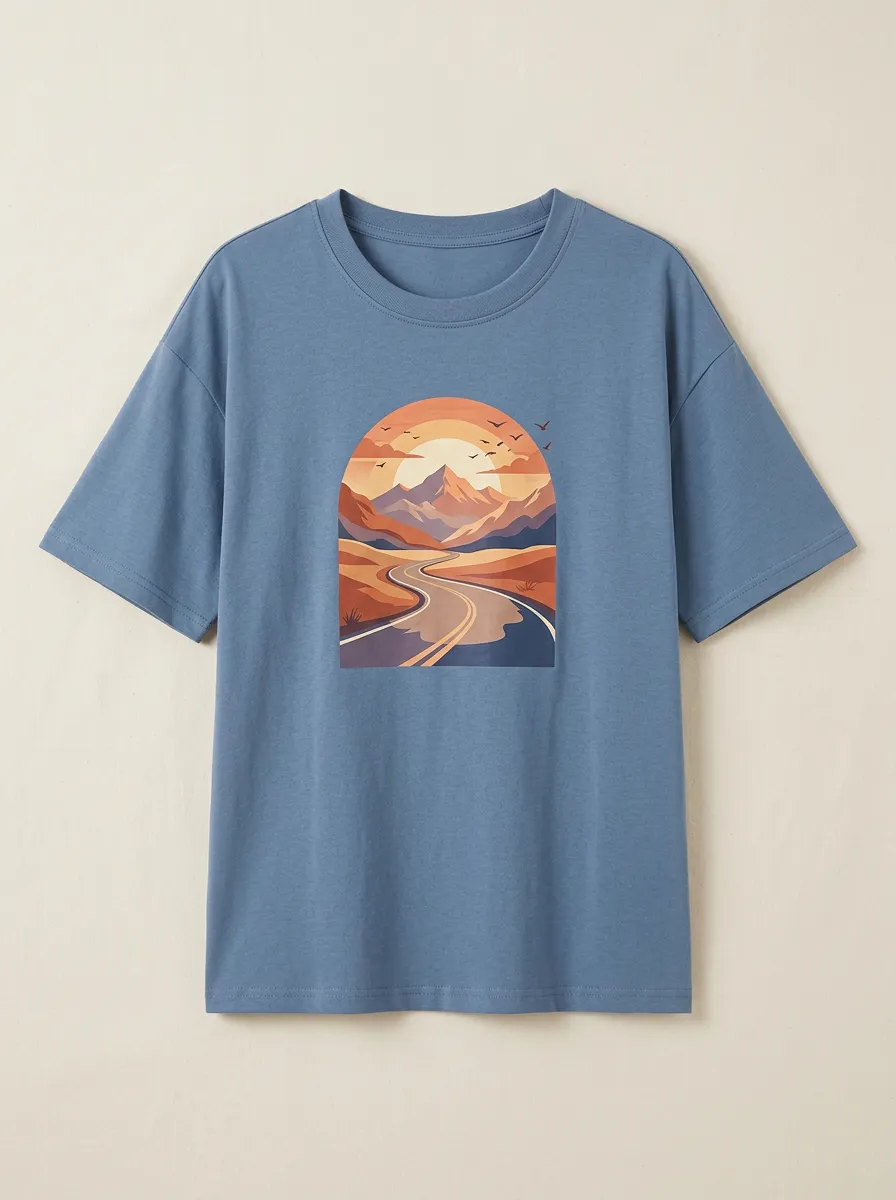 Women's Mountain Road Graphic Crewneck T-Shirt
