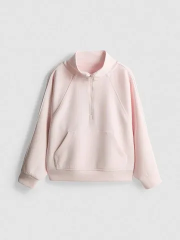 1-9yrs | Active Half-Zip Funnel Neck Sweatshirt