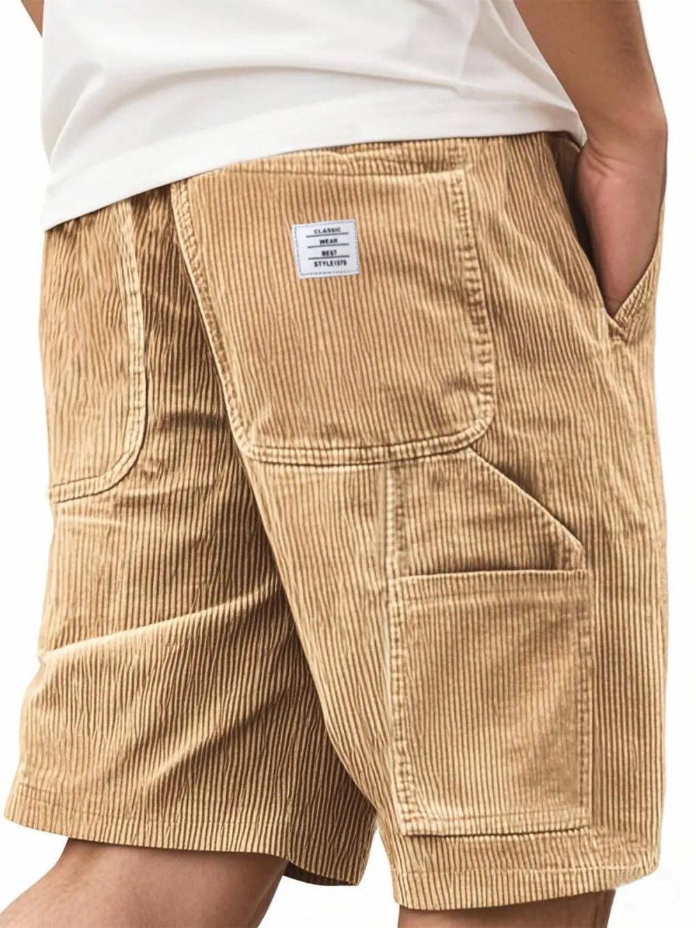 Corduroy Utility Pocket Shorts