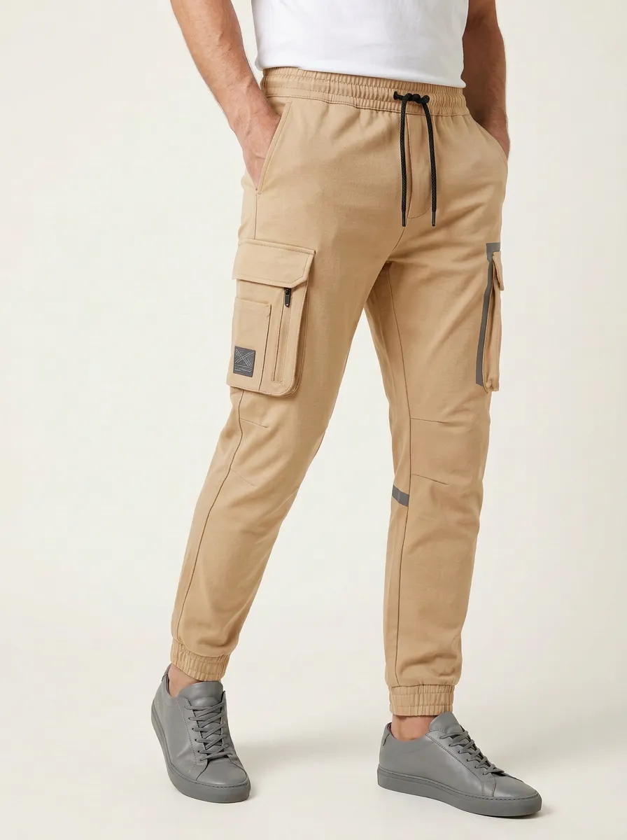 Streetwear Graphic Print Daily Wear Men's Cargo Jogger Pants