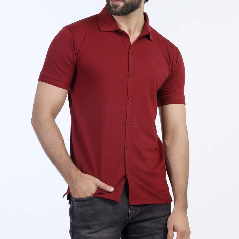 Men's Short Sleeve Clean Shirt