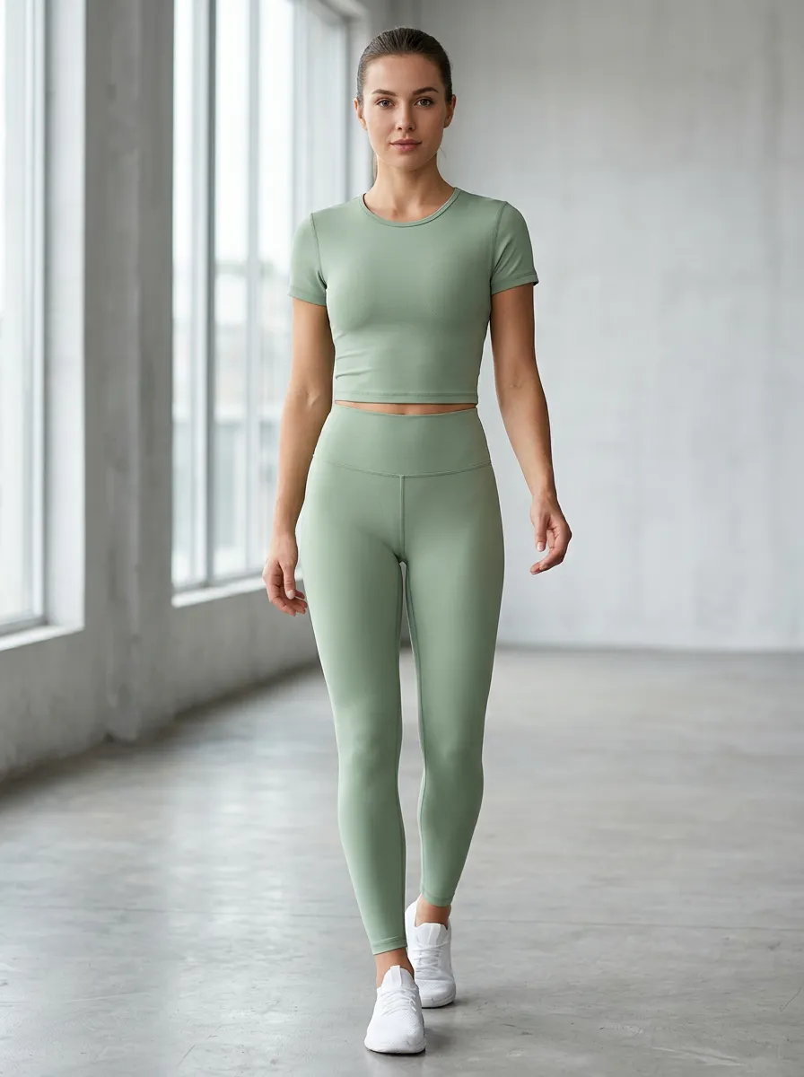 Women's Printed Leggings Set