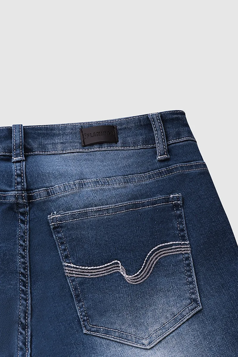 Distressed Low Rise Skinny Jeans