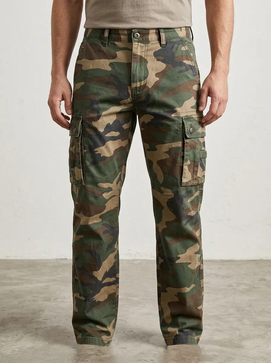 Camo-Utility Camouflage Cargo Pants