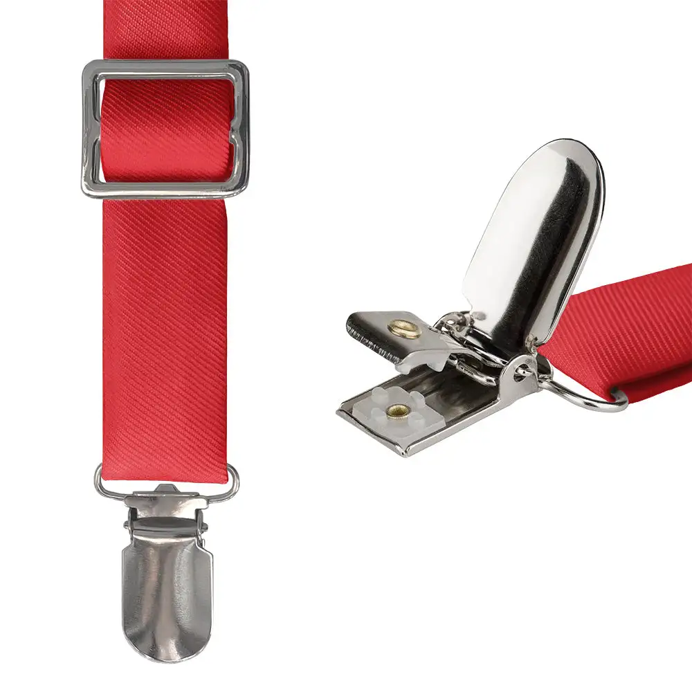 Bold Distinctive Solid Tone Suspenders