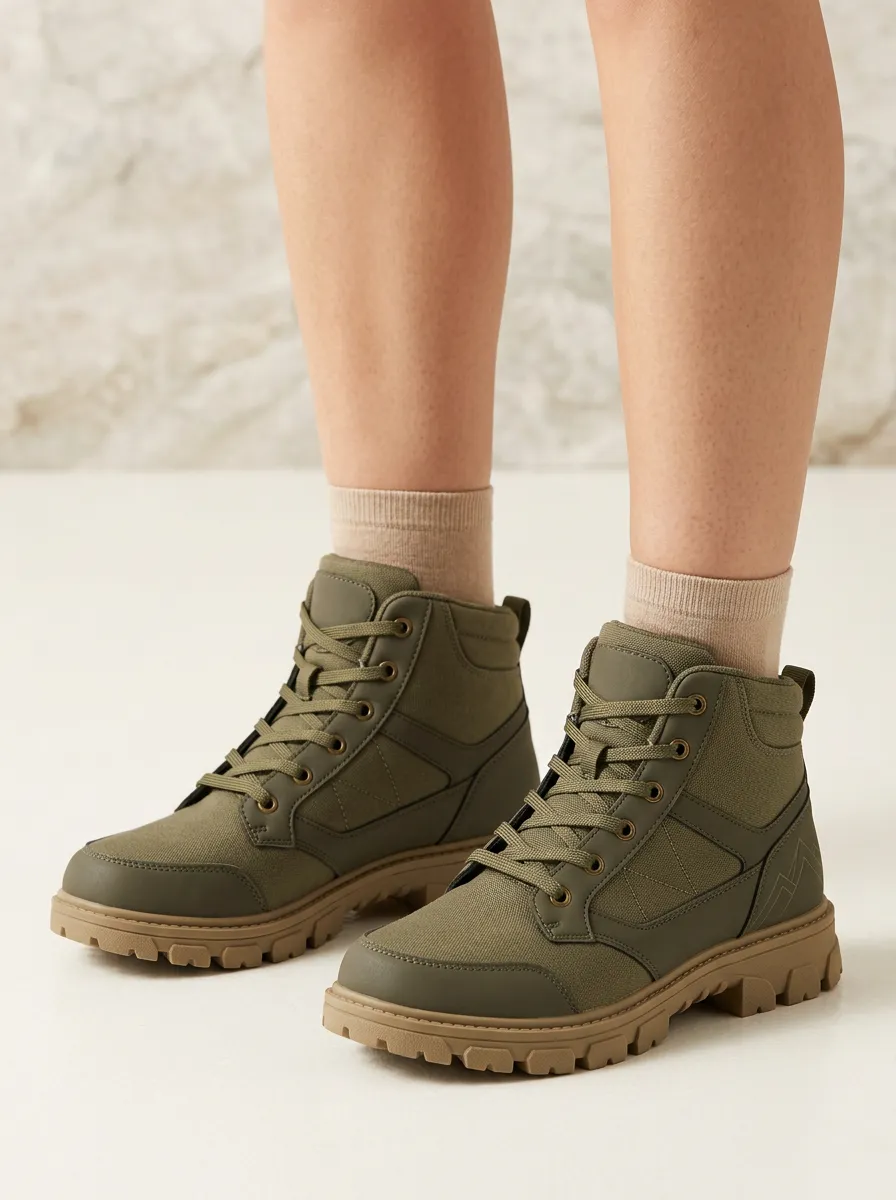 Everyday Canvas Hiking Boots