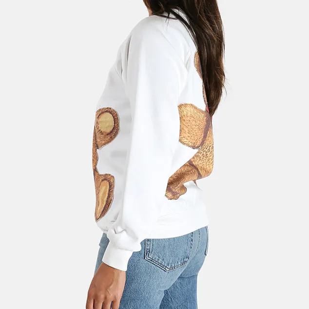 Crewneck Ribbed Hoodie