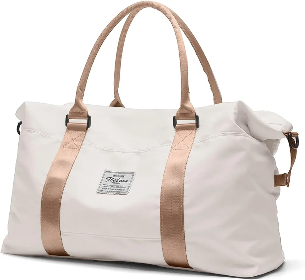 Travel Duffel Bag, Carry On Overnight Weekender Bags for Women