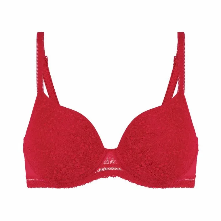 Women's Full Coverage Underwire Spacer Molded Seamless Lace Mesh Bra