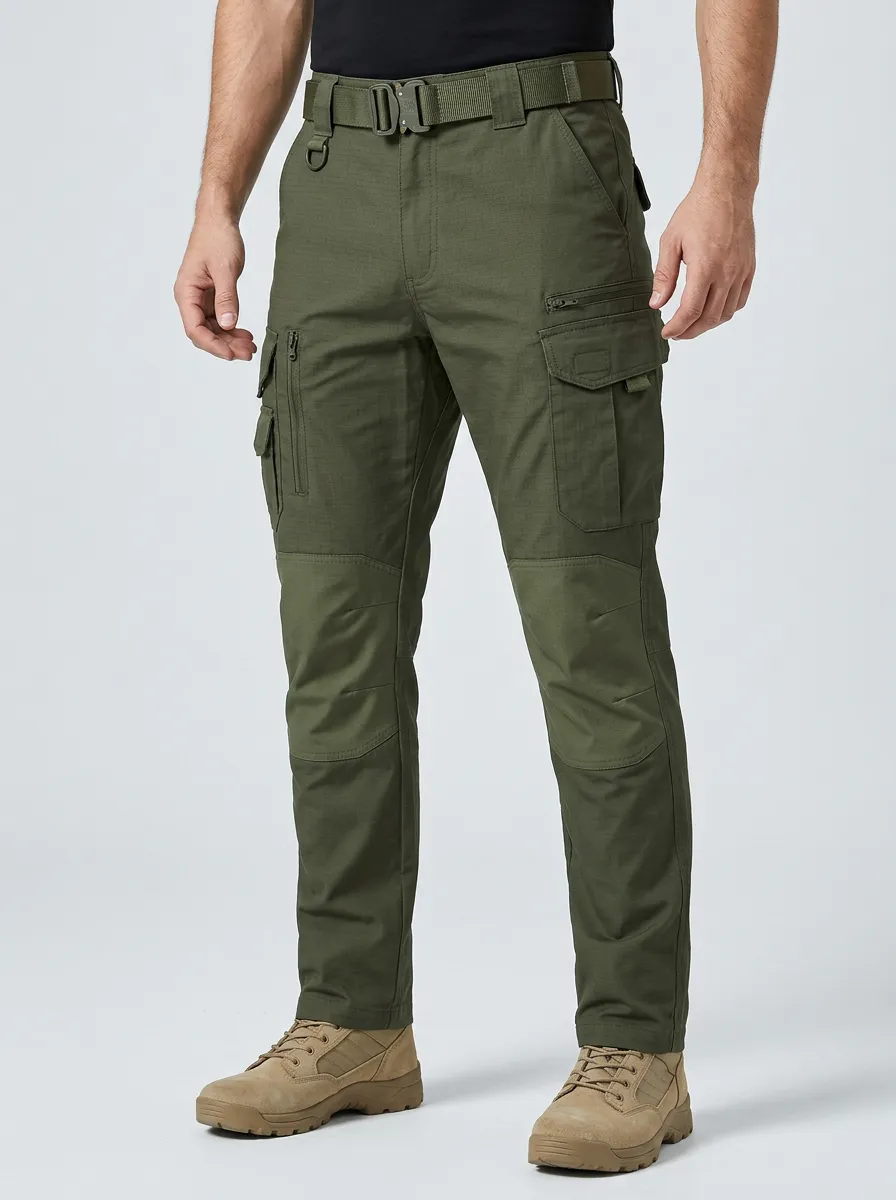 Men's Active Workwear Multi-Pocket Cargo Pants