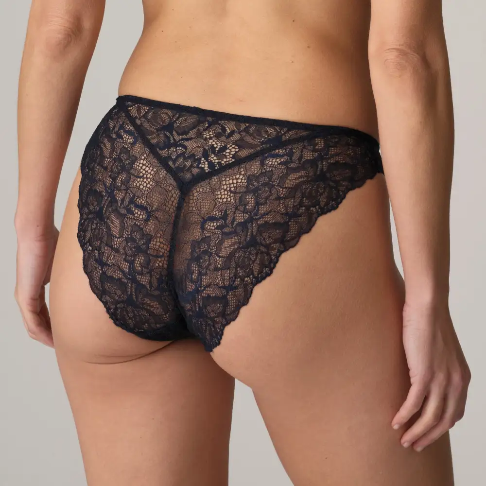 Women's Lace Embroidery Cotton Bikini Panty