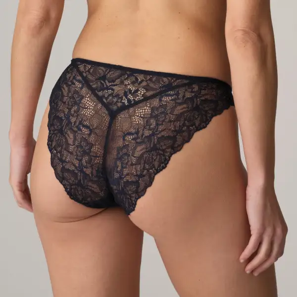 Women's Lace Embroidery Cotton Bikini Panty