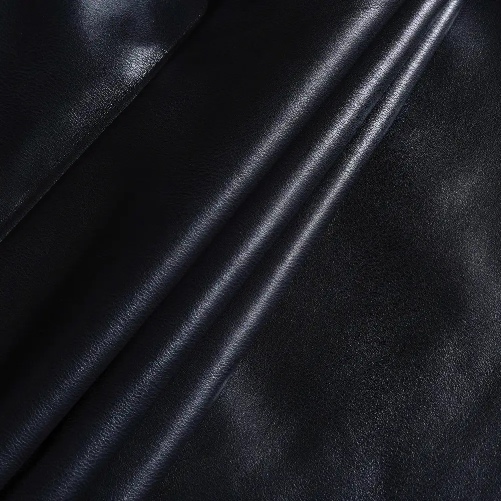 Textured Leather Overshirt Shirt