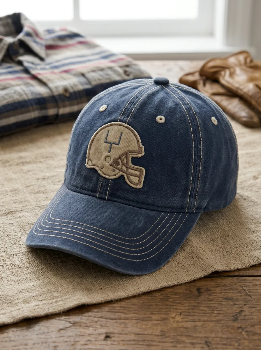 Men's Gridiron Football Fan American Helmet Embroidered Baseball Cap