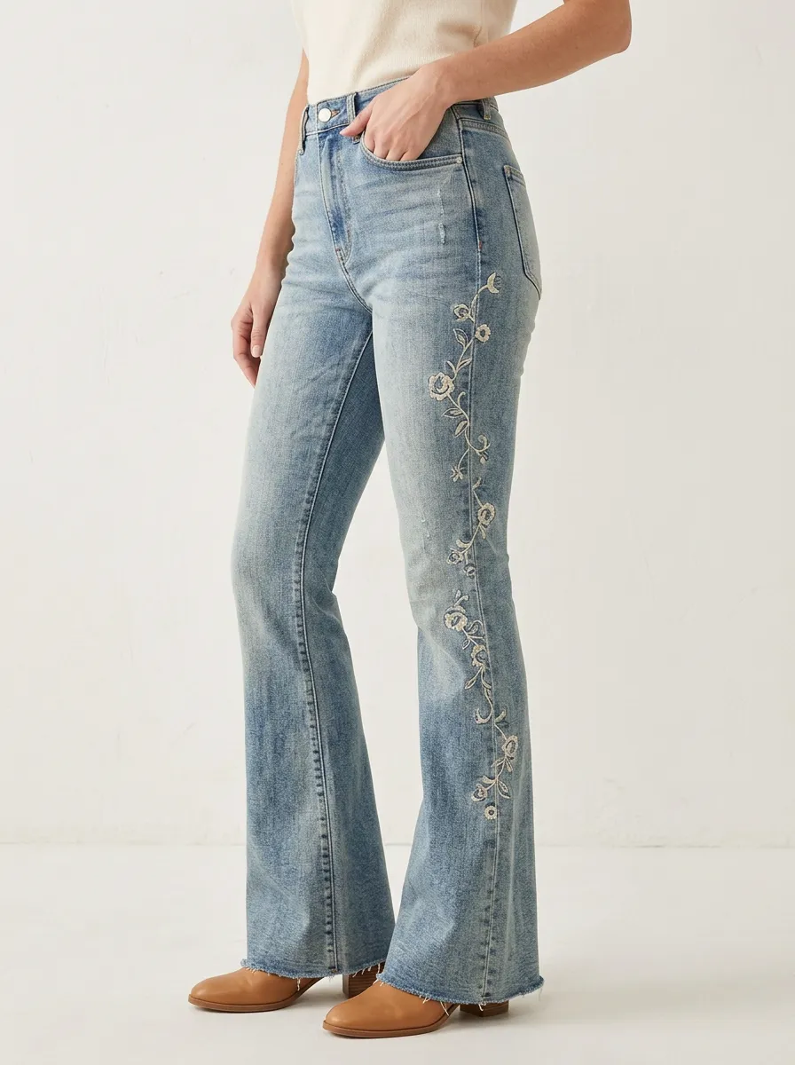 Women's High Waist Casual Denim Jeans