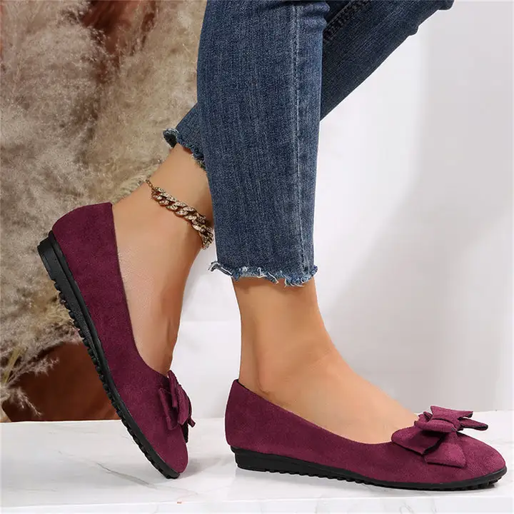  Comfortable Bow Slip On Shoes Apparel