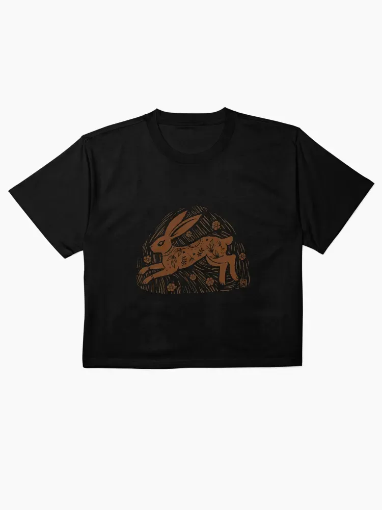 Rabbit Printed Women'S T-Shirt