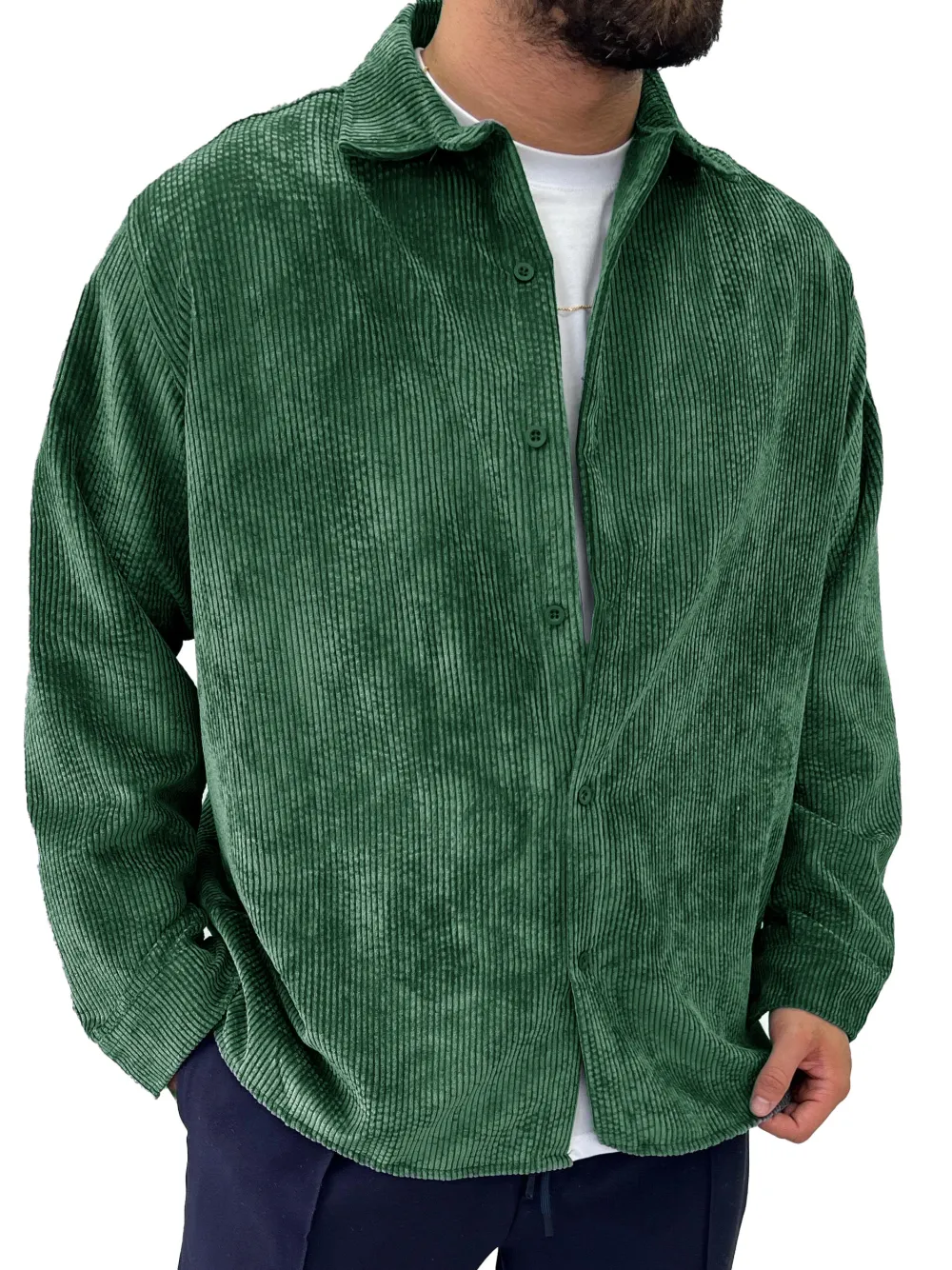Modern Corduroy Long Sleeve Shirt