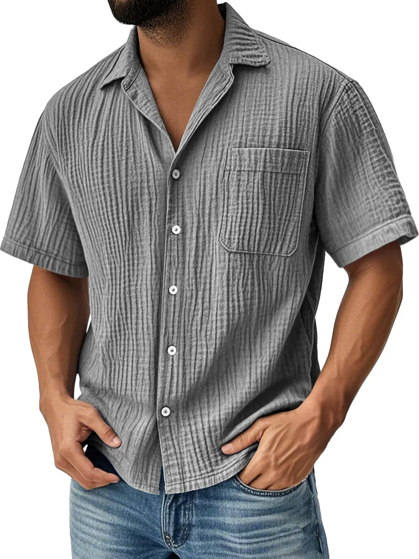 Modern Short Sleeve Pocket Shirt