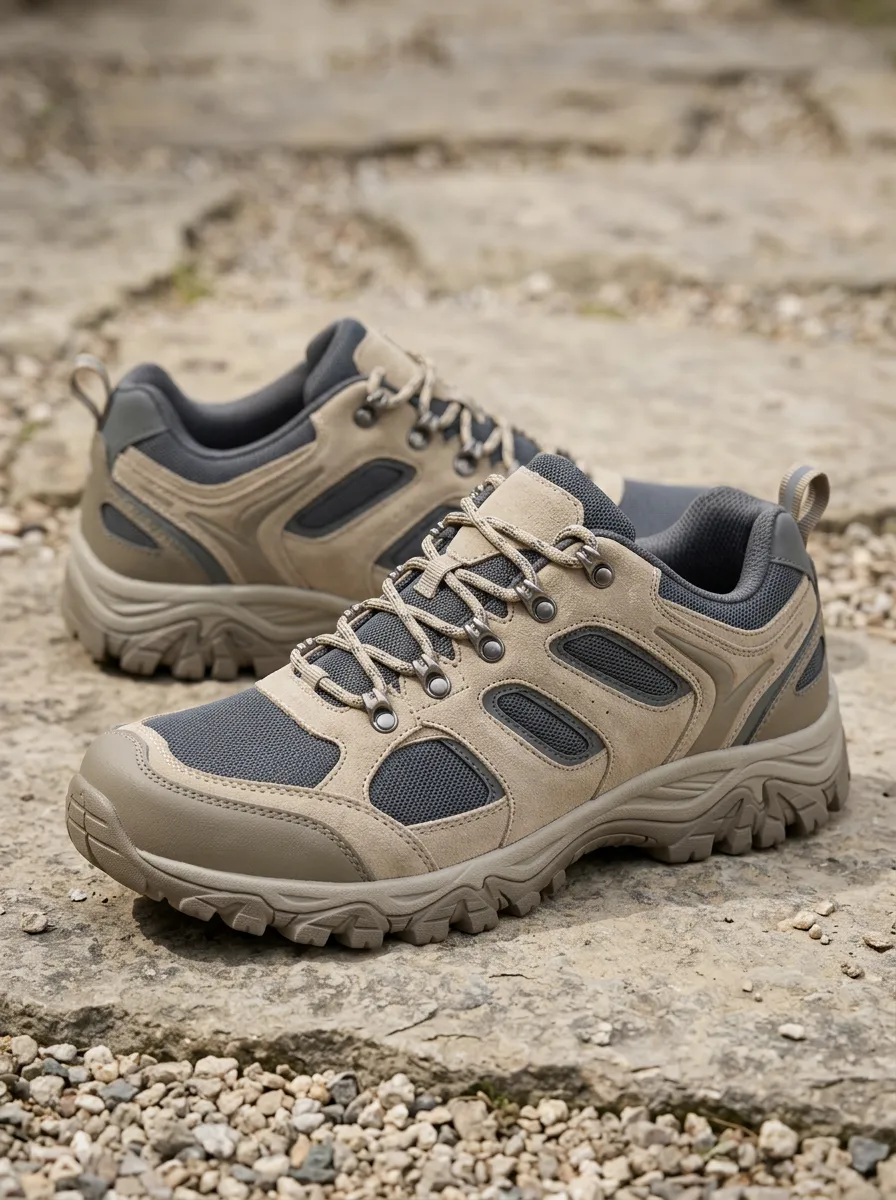 Women's Summit Outdoor Hiking Suede Mesh Printed Shoes