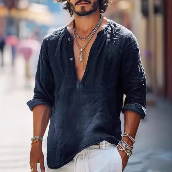 Woven Button Shirt