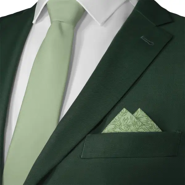 Distinctive Balanced Floral Pocket Square