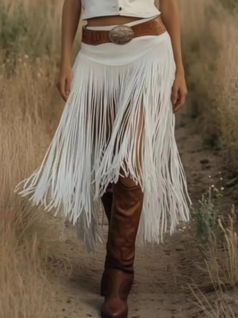Calm Fringe Skirt