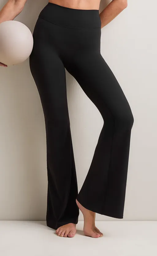 Studio Ready High Waist Clean Front Flared Leggings