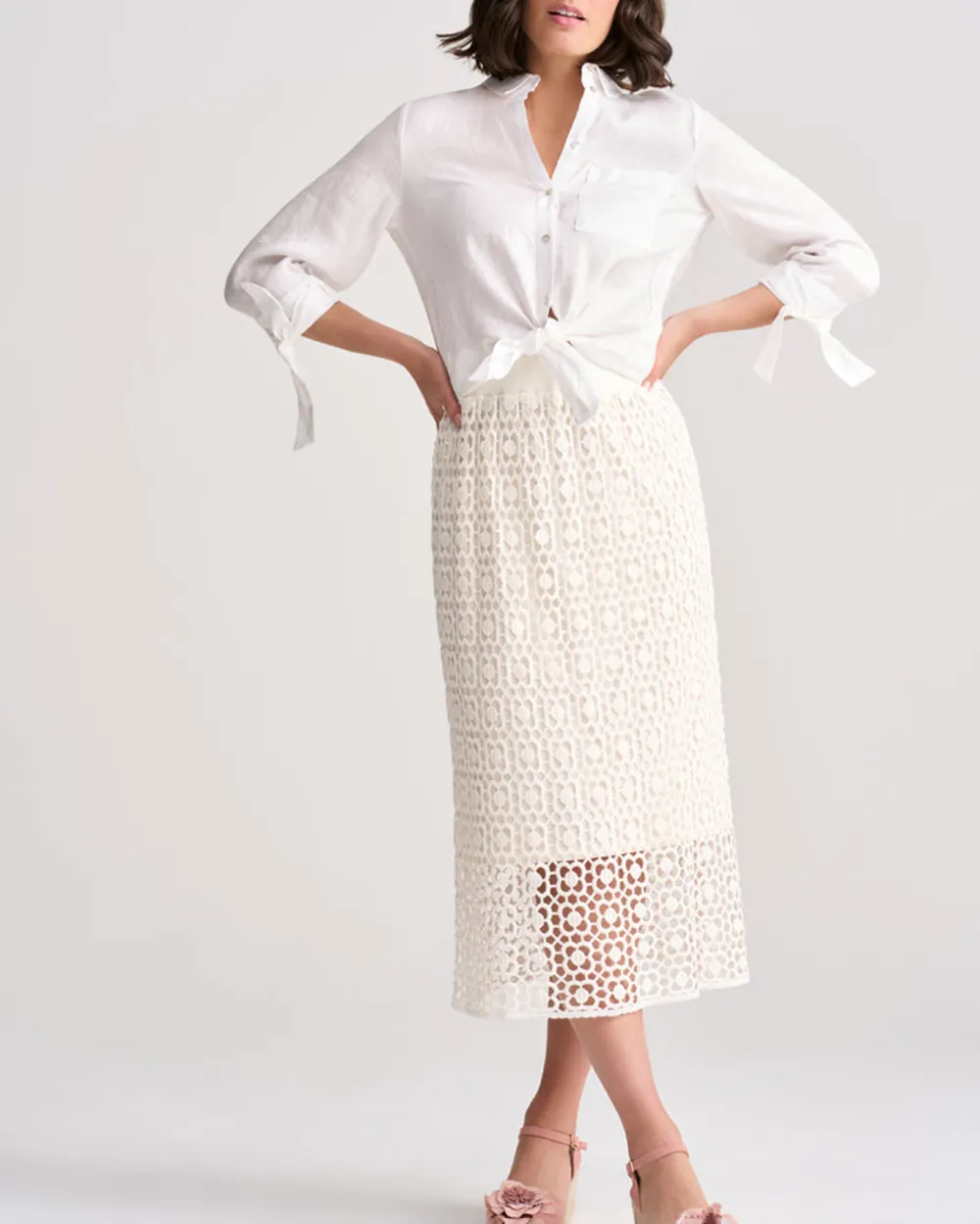 Cotton Lace Skirt