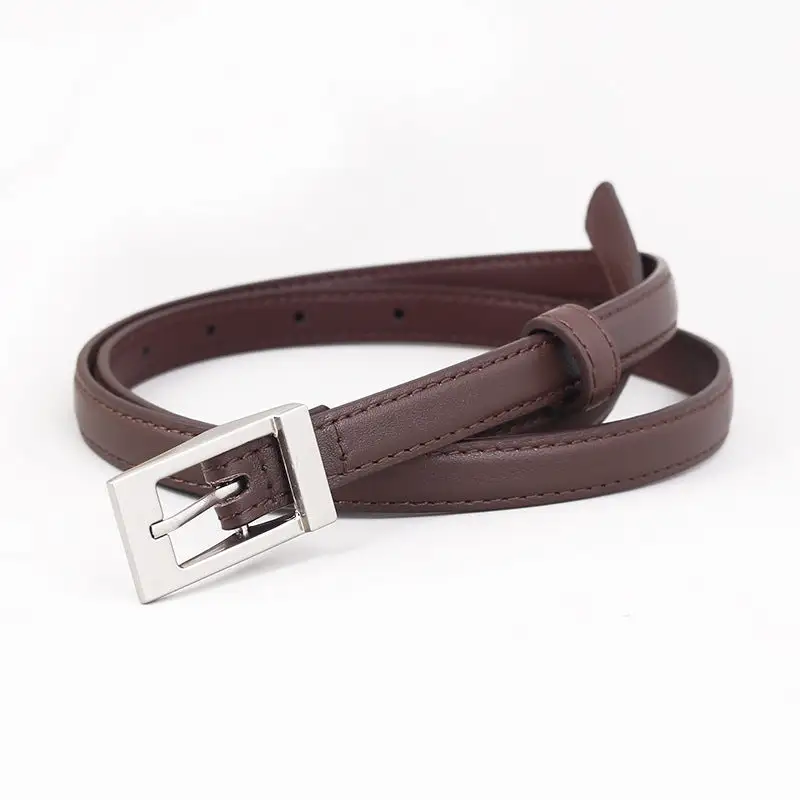 Metal Buckle Leather Belt