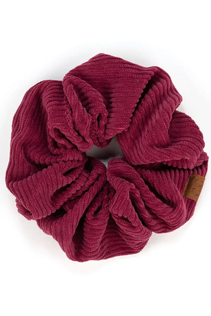 Corduroy Soft Hair Scrunchie