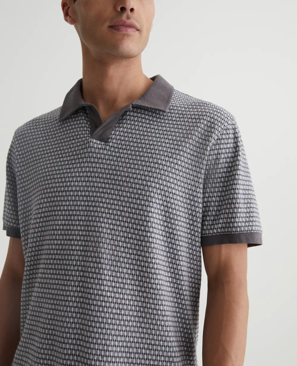Men's Point Collar Polo Shirt